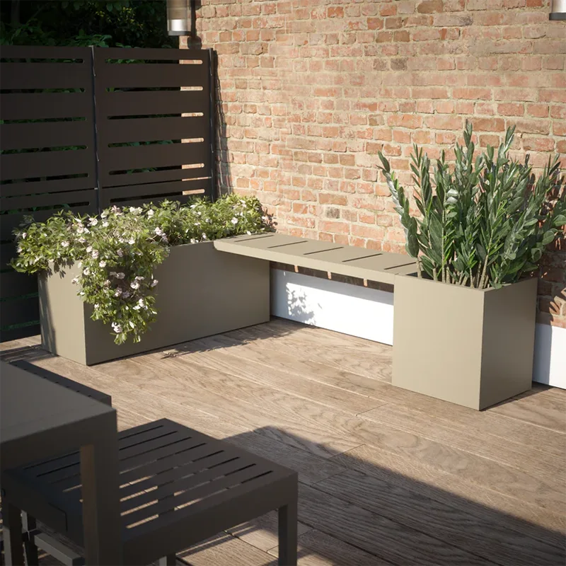 Lightweight Square Outdoor Planter Lightweight Square Outdoor Planter