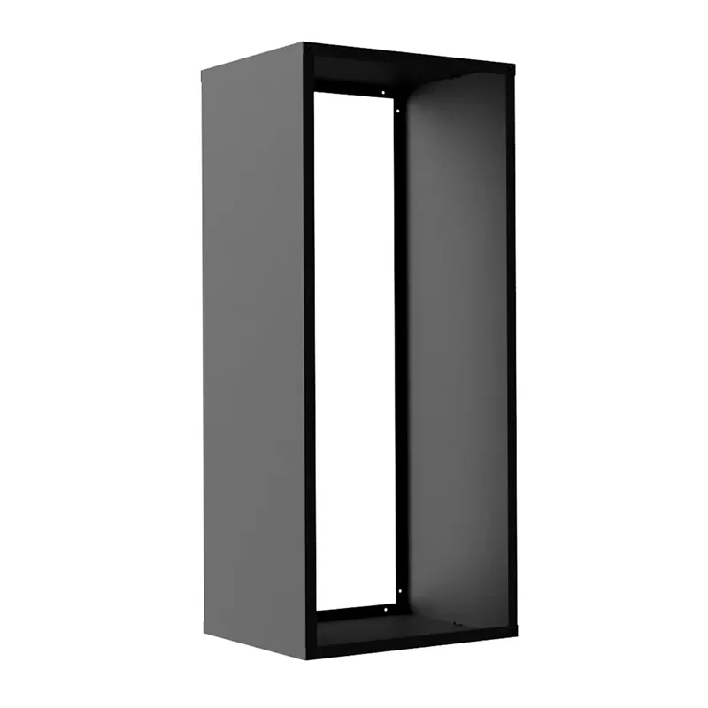 Сучасне сучасне сховище для дров, яке легко збирається на відкритому повітрі